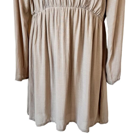 Bobeau Liv Boho 3/4 Sleeve Summer Shirt Dress - Picture 4 of 13